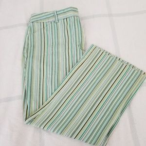 Ann Taylor Striped Capris